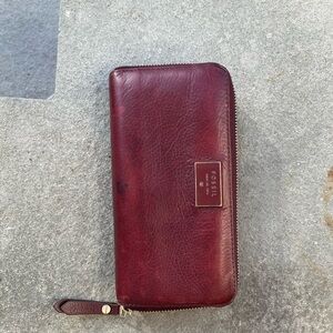 Fossil Burgundy Leather Wallet